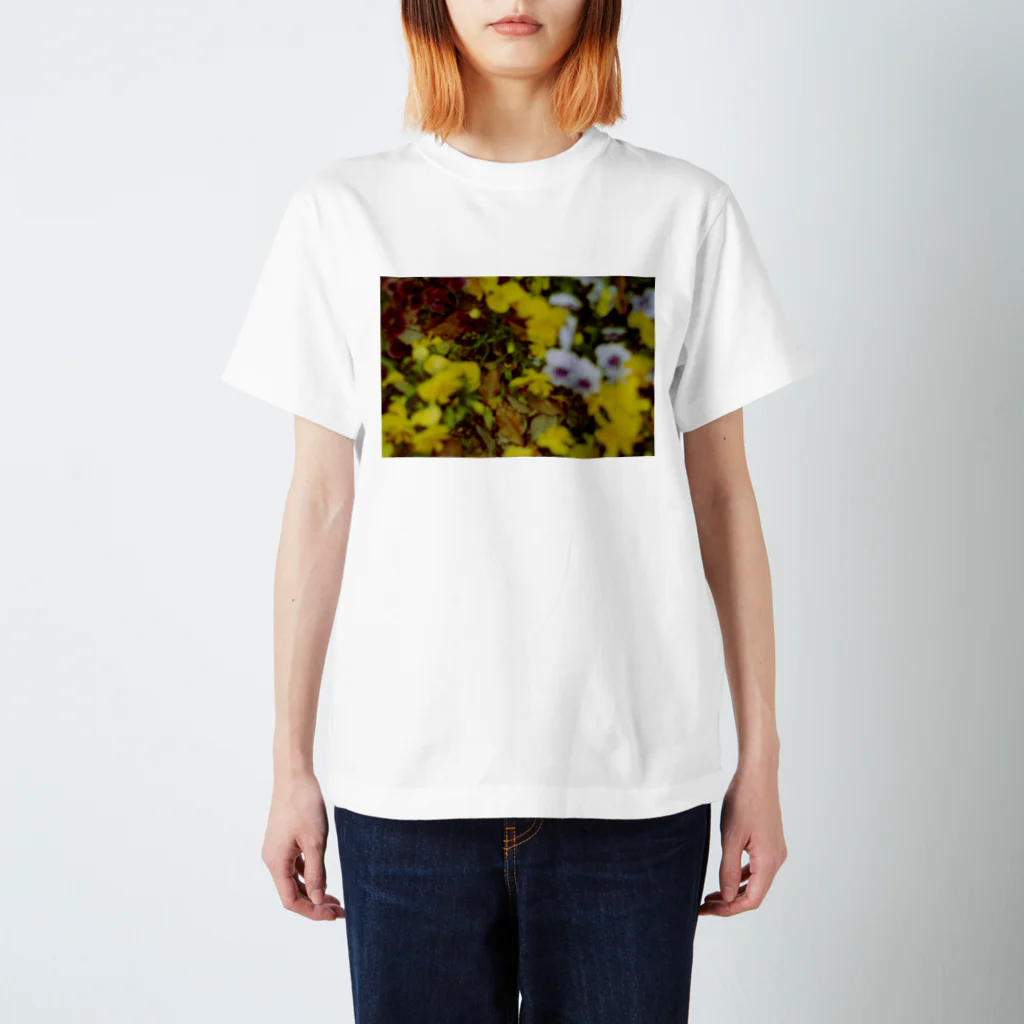 BobiのFlower0003 Regular Fit T-Shirt