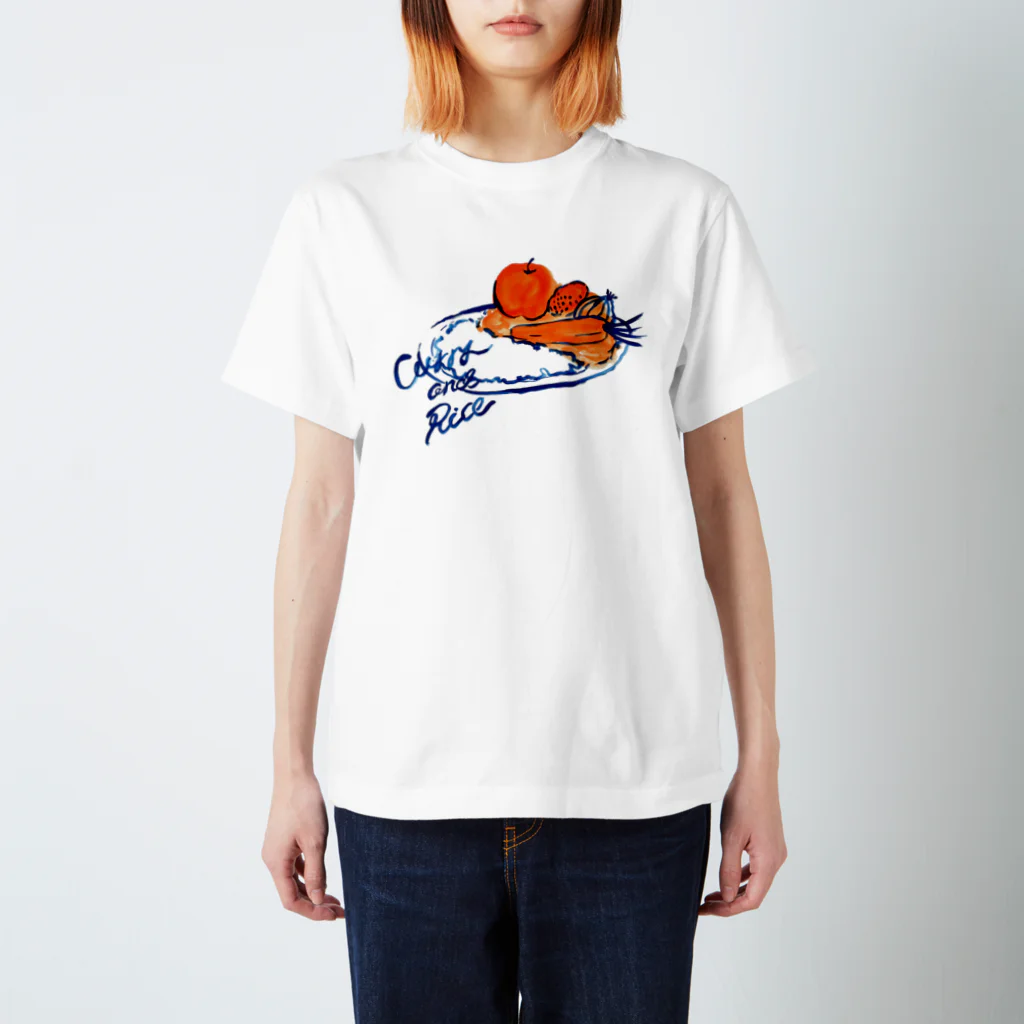 sampoのcurry and rice スタンダードTシャツ