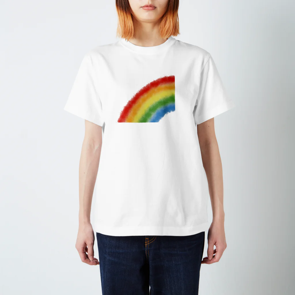 PaP➡︎Poco.a.Pocoの虹を架けよう スタンダードTシャツ