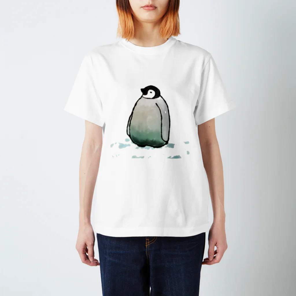 ぬこぬこペイントのペンギンくん Regular Fit T-Shirt