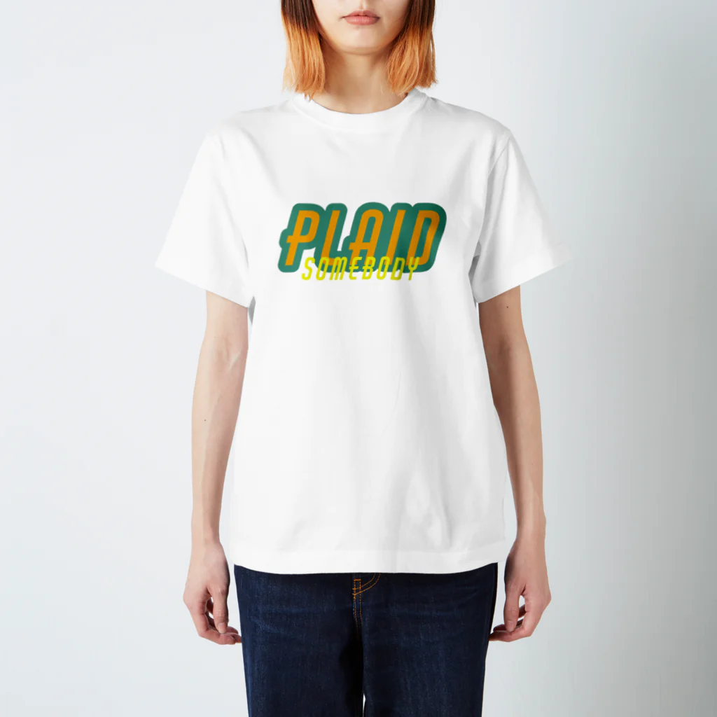 QB🦖のPLAID_m スタンダードTシャツ