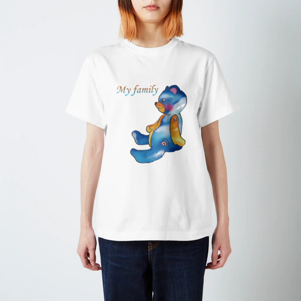 NemotoSuzukoのファミリーベアTシャツ スタンダードTシャツ