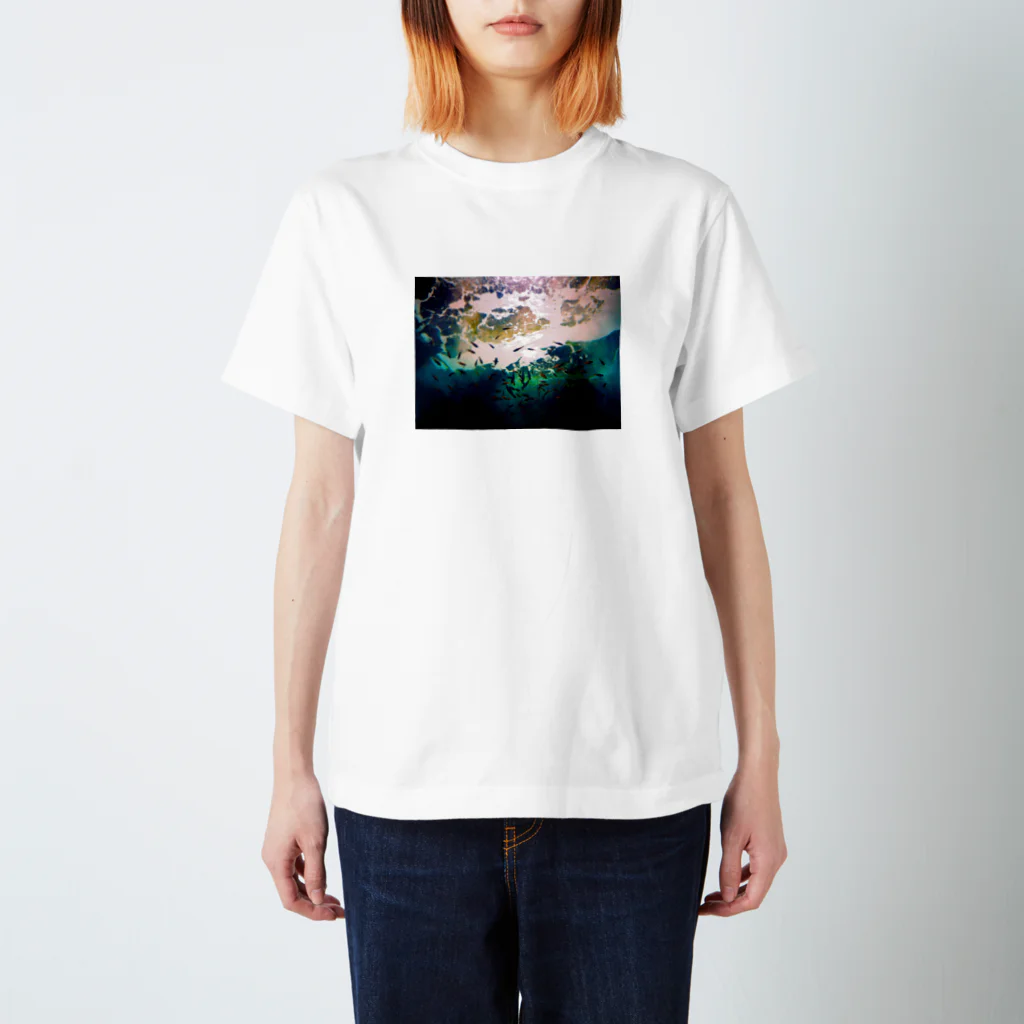 ゆゆの水中のお魚 Regular Fit T-Shirt