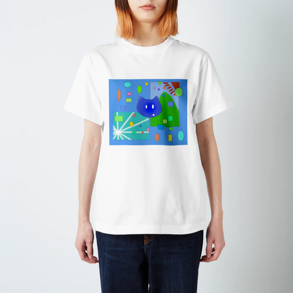 ここのくん🎶のカラフル猫ちゃん スタンダードTシャツ