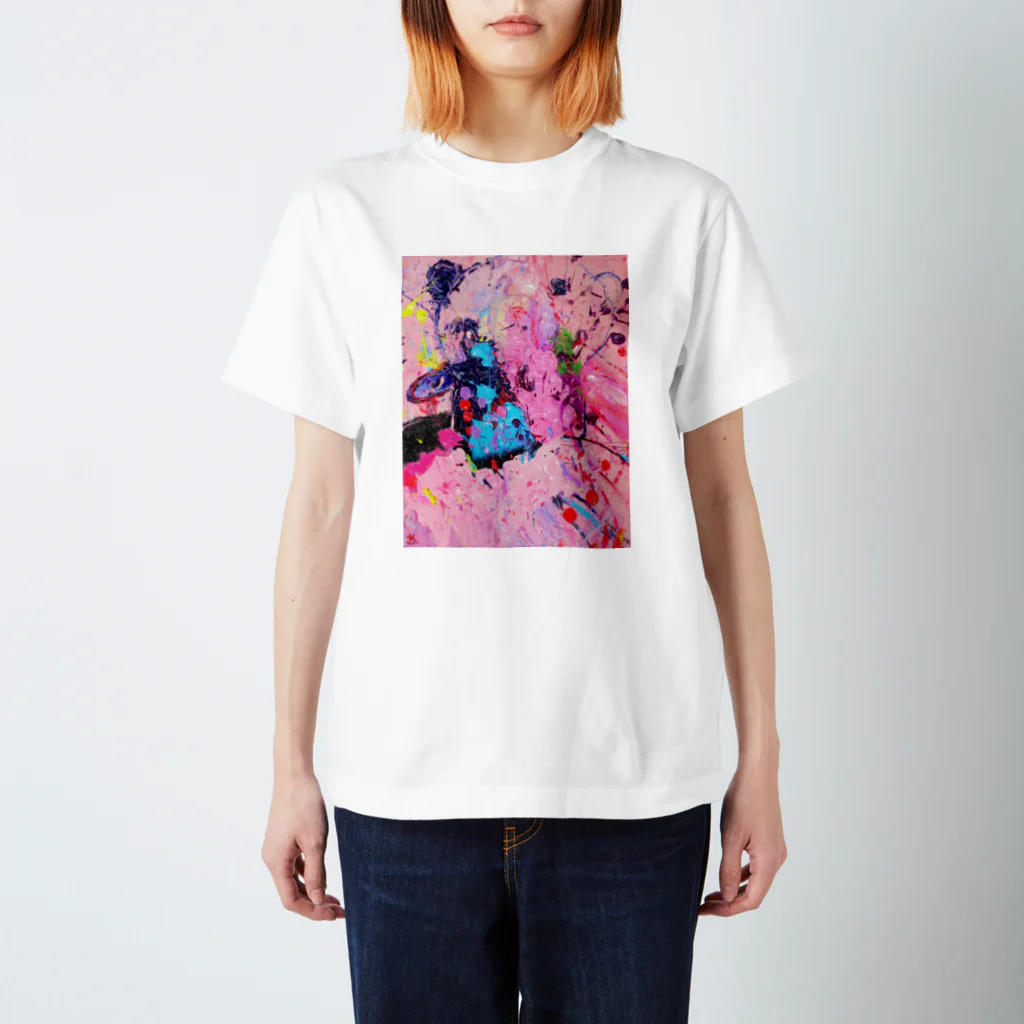 KYOKO UEMATSU  / 芸術家  植松 京子のありのままクマ 티셔츠