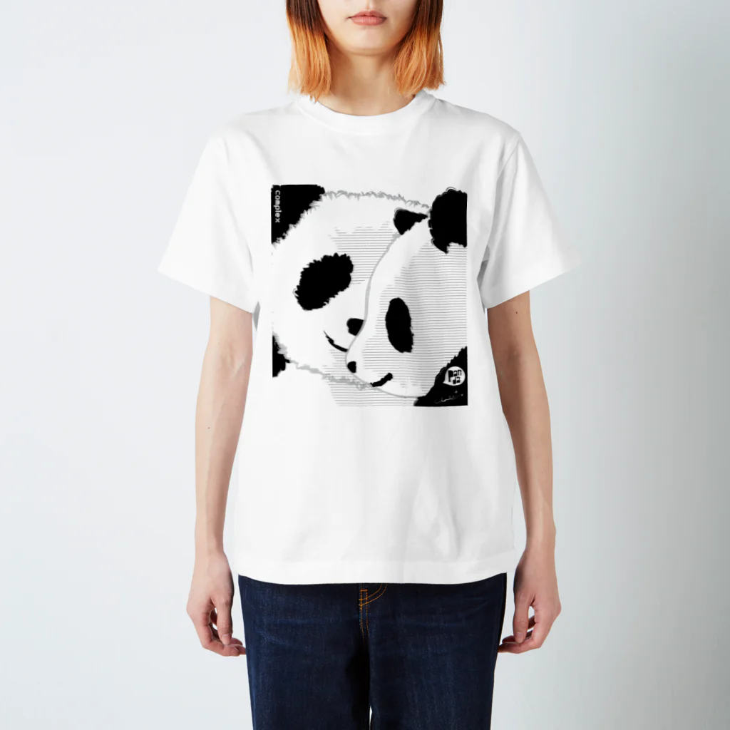 LittleLoroのPANDA COMPLEX パンダ頭複合体 0469 スタンダードTシャツ