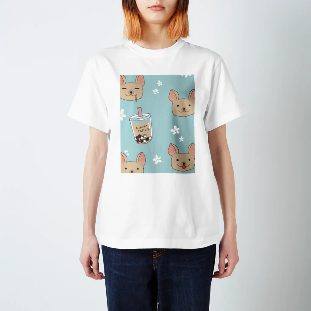 Mimileeのタピオカわんこ Regular Fit T-Shirt