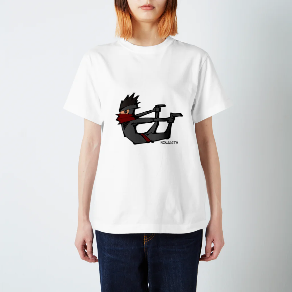 せぇ豆のニンジャスタ-反り体- Regular Fit T-Shirt