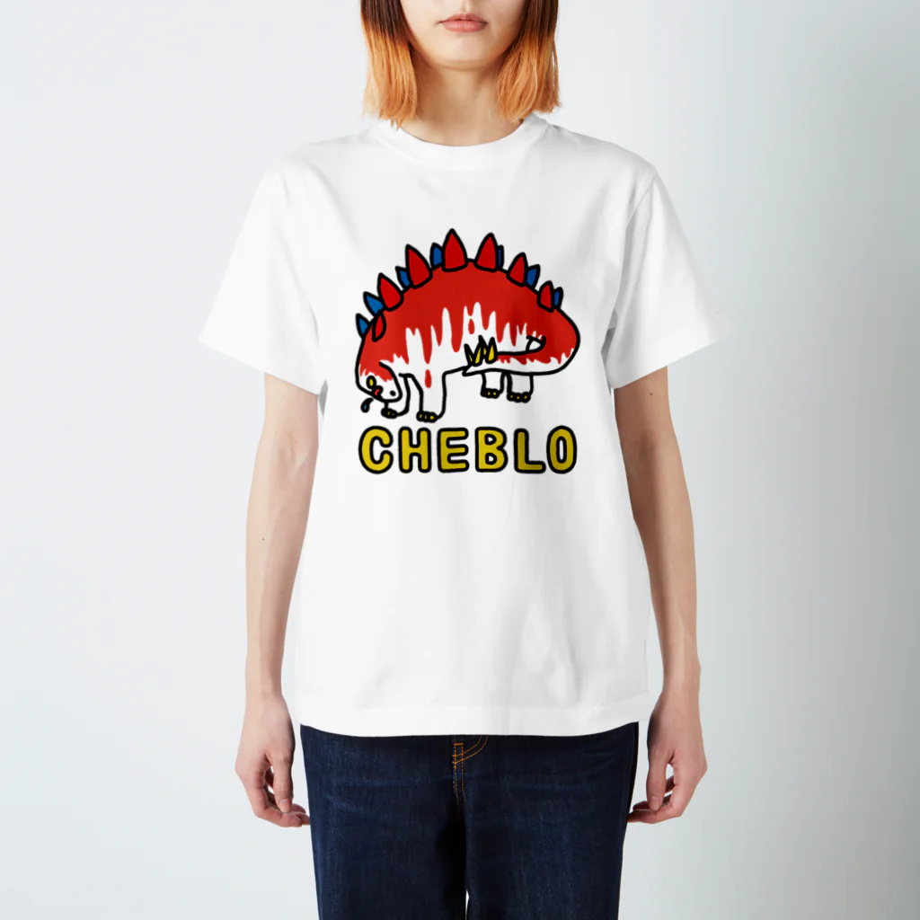 CHEBLOのザウリ赤白 スタンダードTシャツ