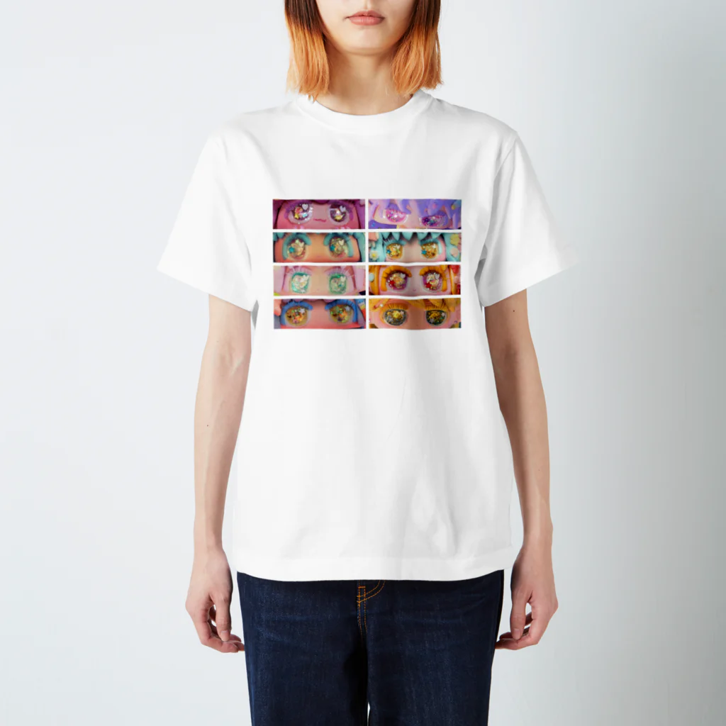 WORLD OF GIRLSの瞳いろいろTシャツ。 Regular Fit T-Shirt