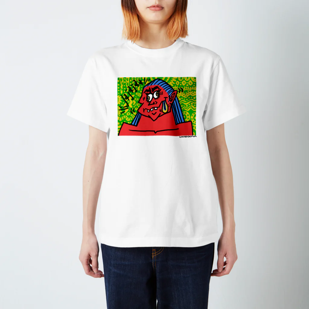 🌎🍣御寿司之國之人呉福展🍣🌎の赤鬼子さん スタンダードTシャツ