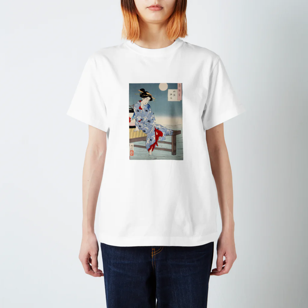 スマホケース専門店「IKI」の月百姿 四条納涼 Regular Fit T-Shirt