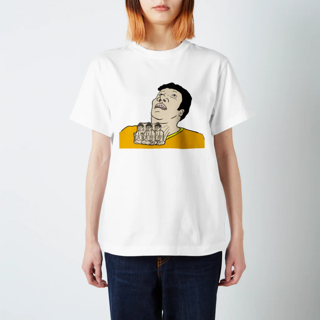 ちびシャトルの喉仏まじ仏如来如来如来 スタンダードTシャツ