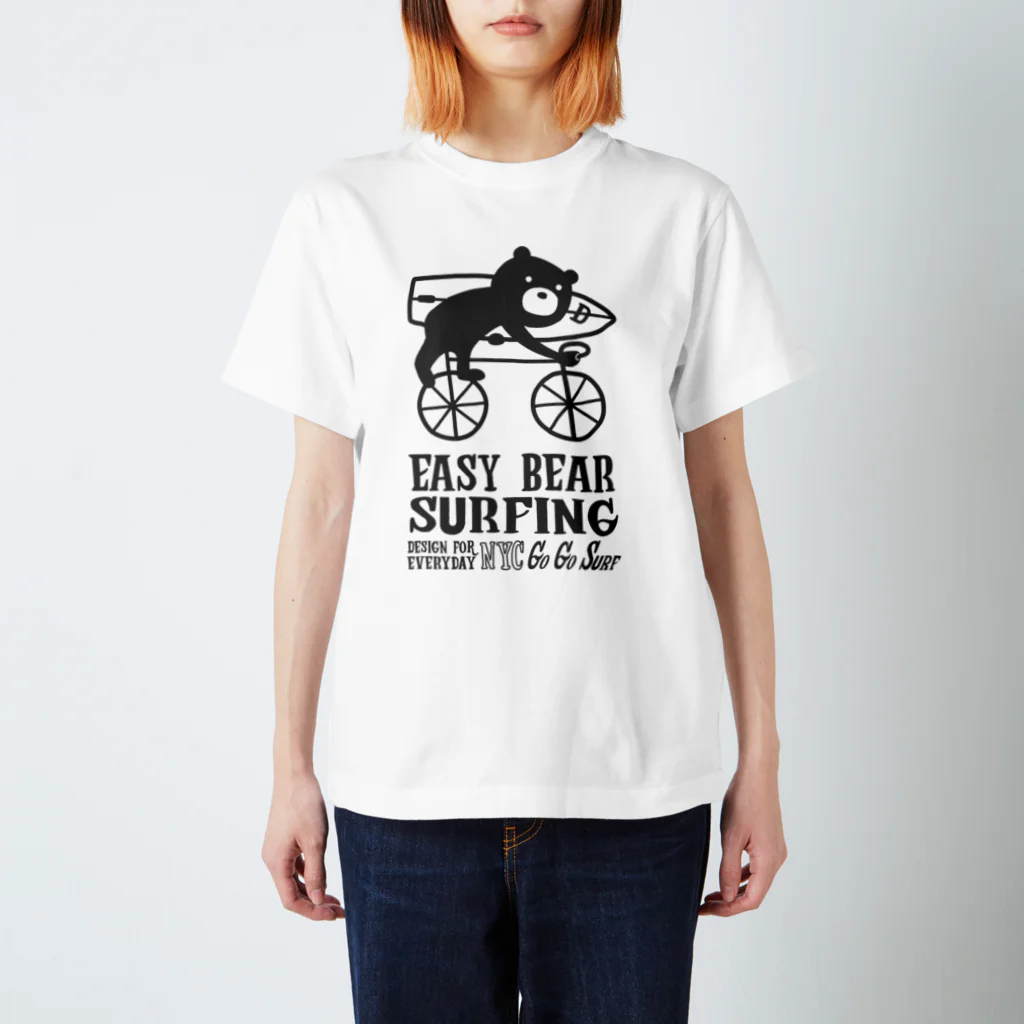 Design For Everydayのサーフィン・イージーベア スタンダードTシャツ