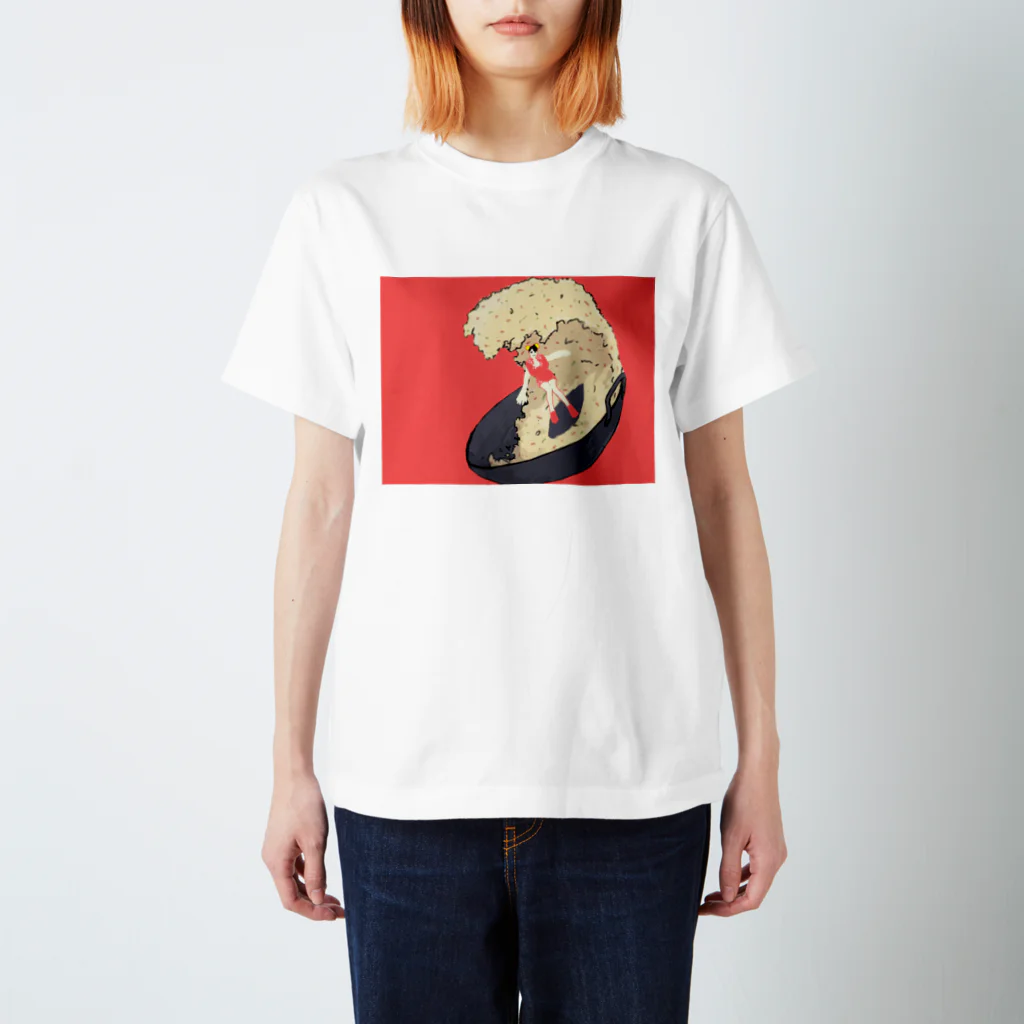 Danke Shoot Coffeeの炒飯衝浪少女2 Regular Fit T-Shirt