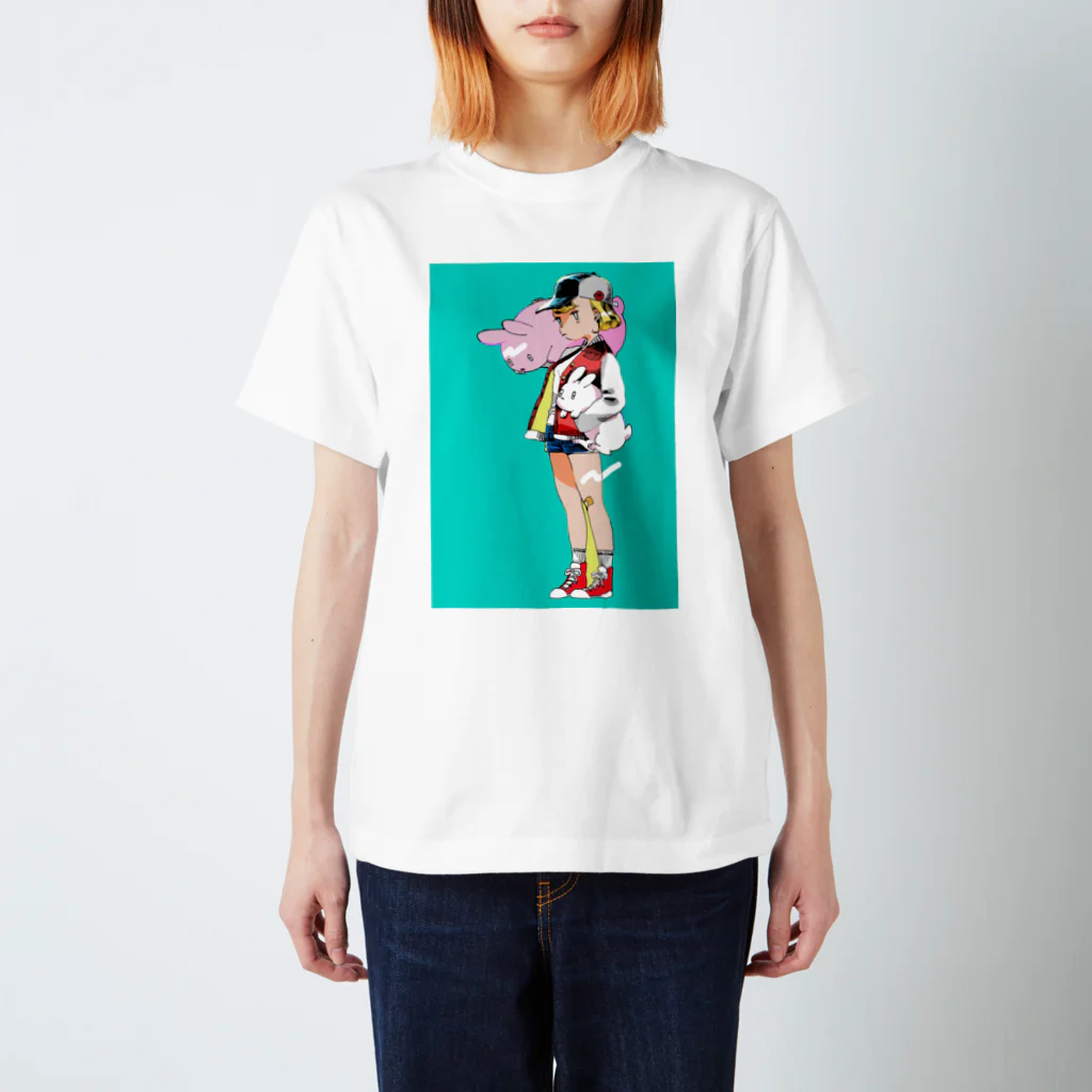 Crab_000のうさぎ Regular Fit T-Shirt