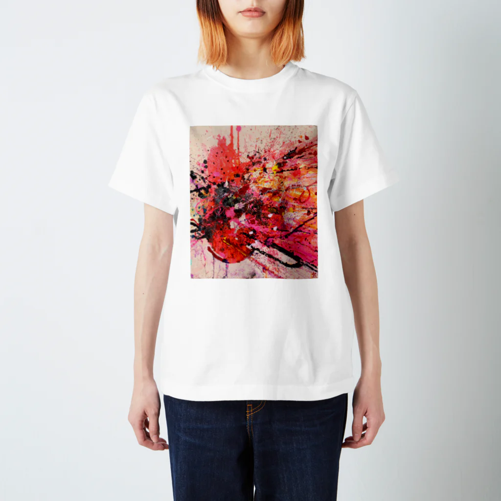 KYOKO UEMATSU  / 芸術家  植松 京子のパワーちょうちょ スタンダードTシャツ