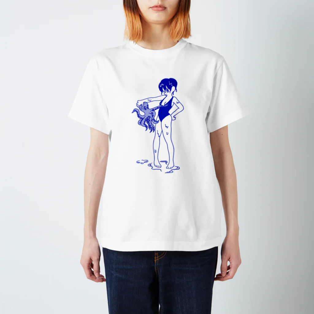 naminaのスク水すけべたこ Regular Fit T-Shirt