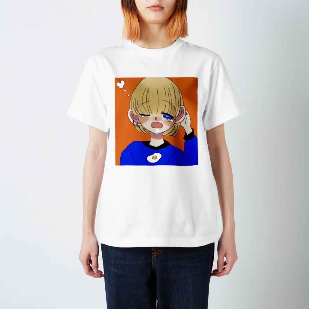 めるのいらすとのねむそうなこ。 スタンダードTシャツ