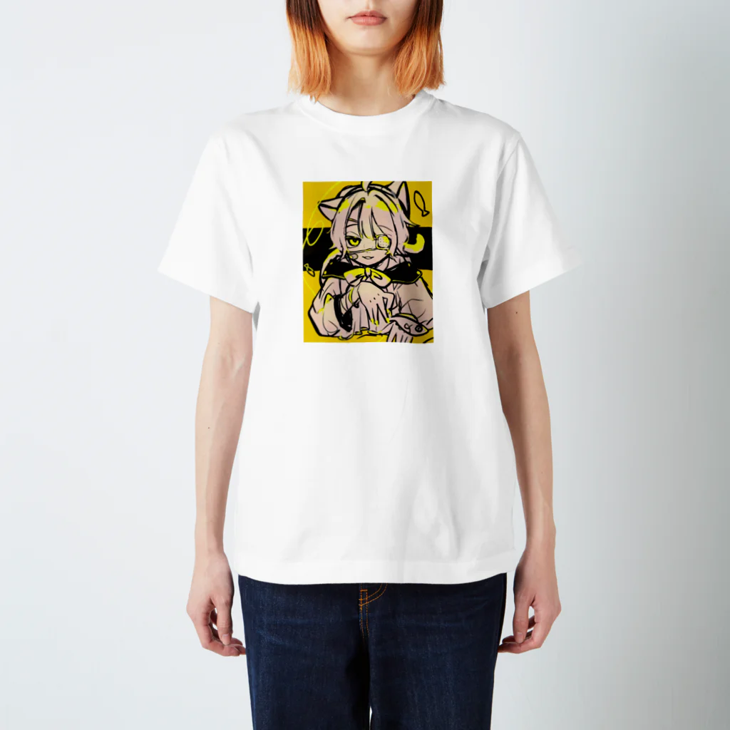 たきつぼの傷ねこ Regular Fit T-Shirt