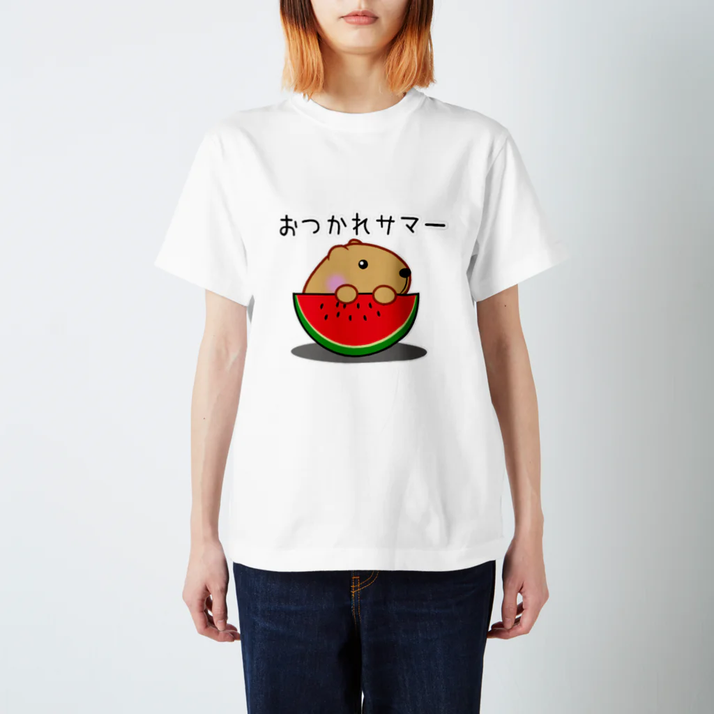 きゃぴばら倶楽部のきゃぴばら【おつかれサマー】 Regular Fit T-Shirt