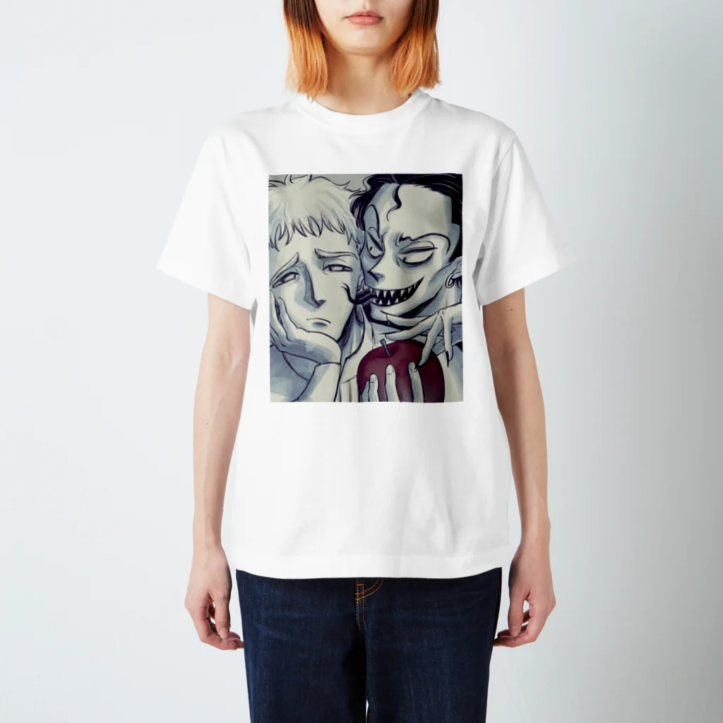 新國みなみのAandD ハニエルとサタナキア Regular Fit T-Shirt