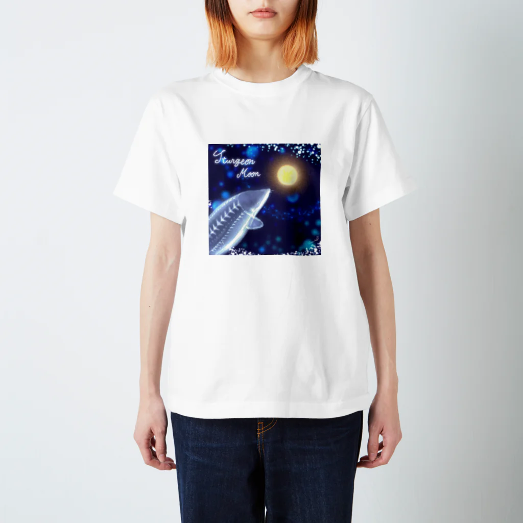 どるちぇ＊うさぎの8月《Moonシリーズ》＊Sturgeon Moon＊ スタンダードTシャツ