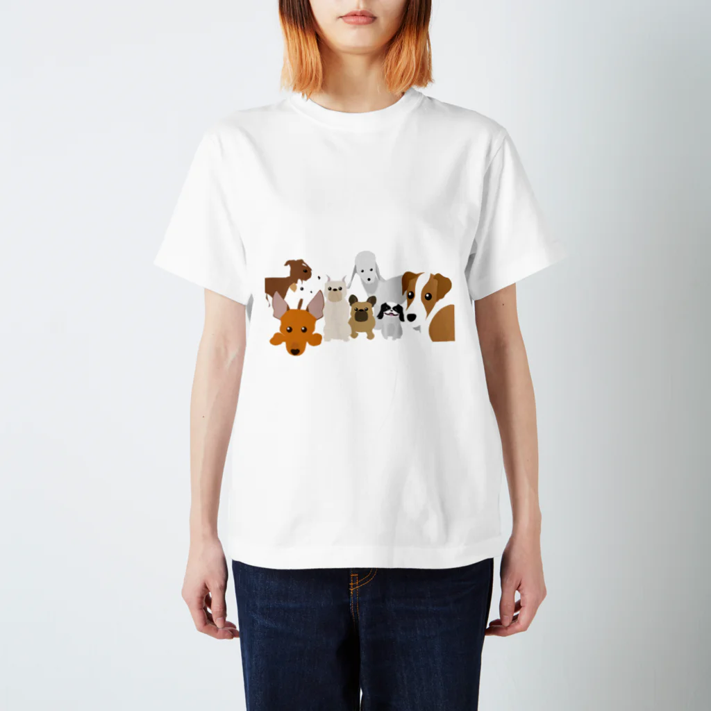 ふうふうたかの犬がいっぱいTシャツ Regular Fit T-Shirt