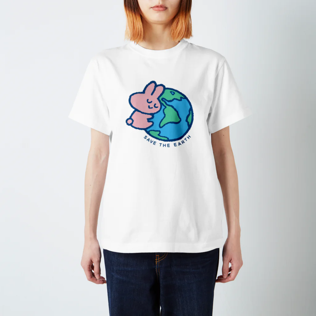 ぷわぷわぺこの地球をまもる スタンダードTシャツ