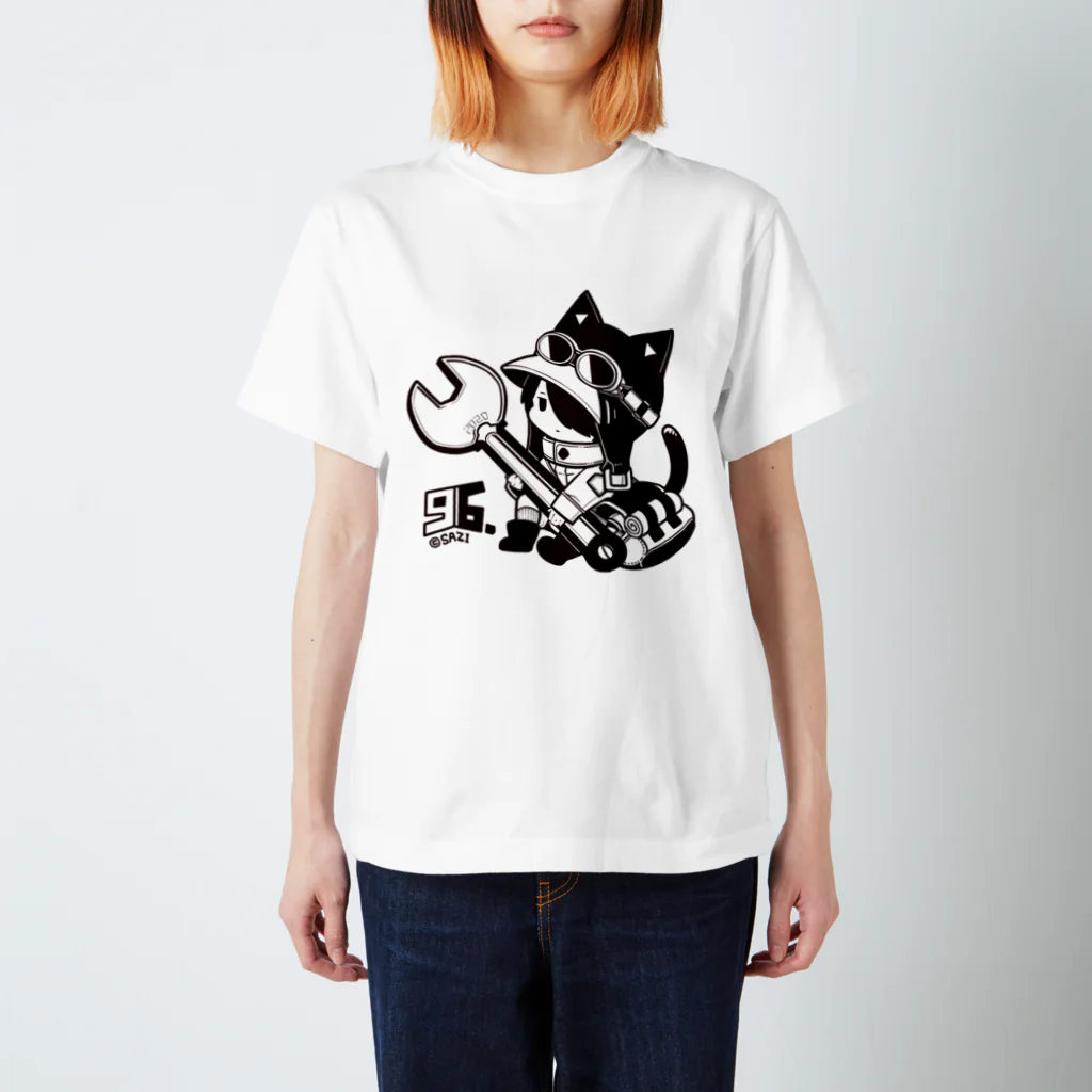 佐治の黒猫少年 Regular Fit T-Shirt