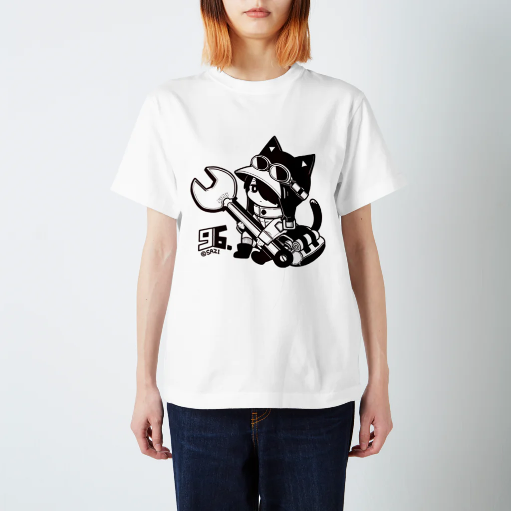 佐治の黒猫少年.ver2 Regular Fit T-Shirt