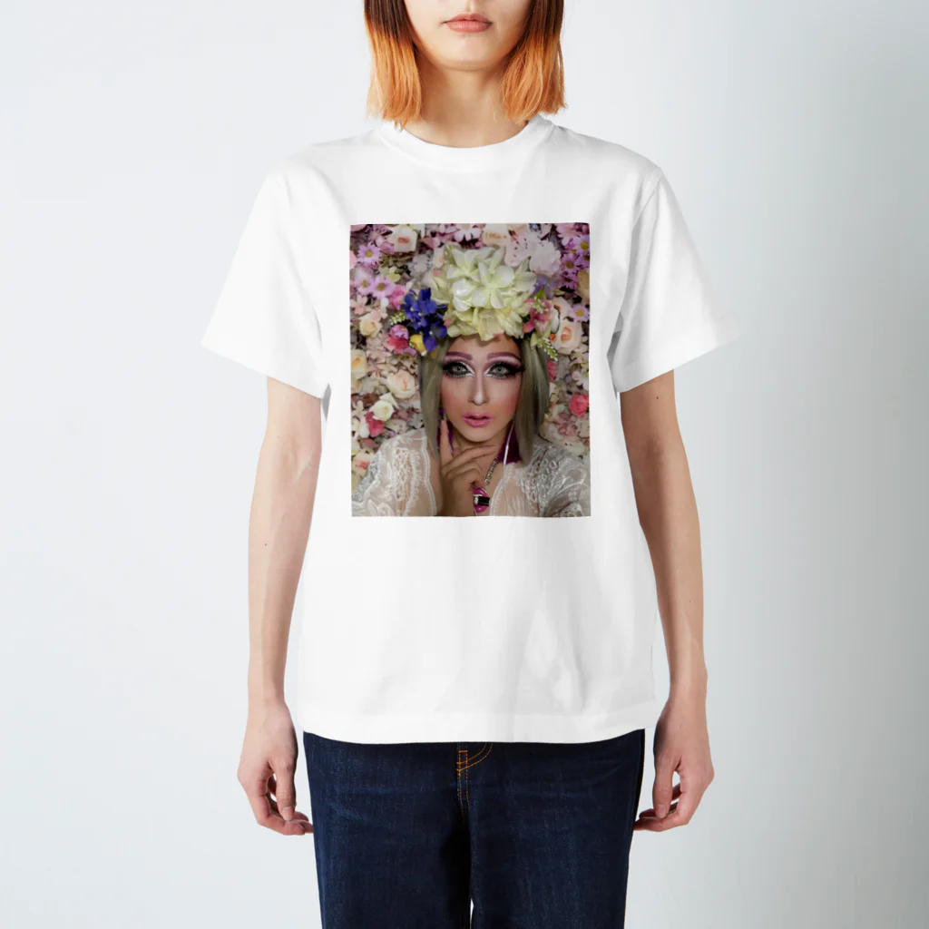 LUCiFERのFLOWER LOVE T Regular Fit T-Shirt