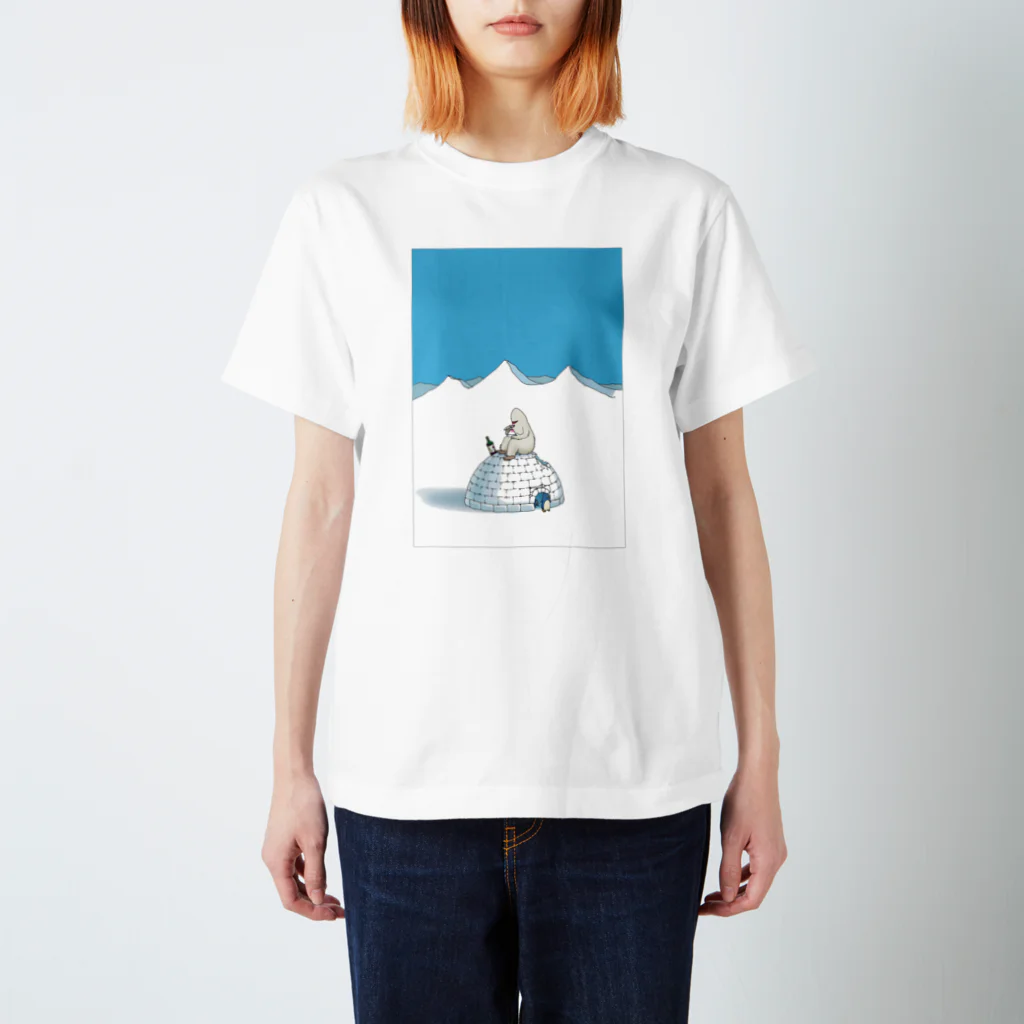 s-drawingの雪男T スタンダードTシャツ