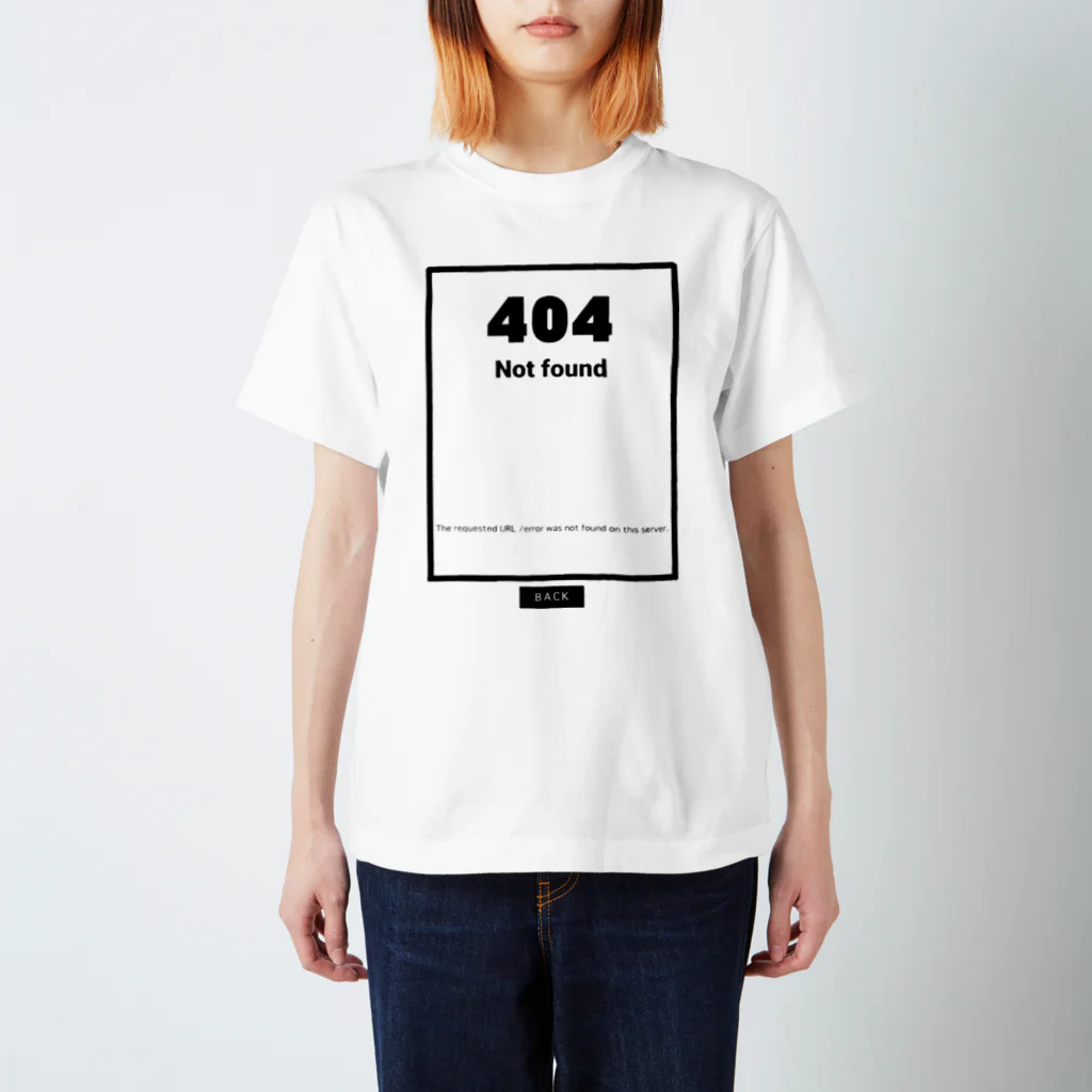 なでしこ@デザインのNot found 404 Regular Fit T-Shirt