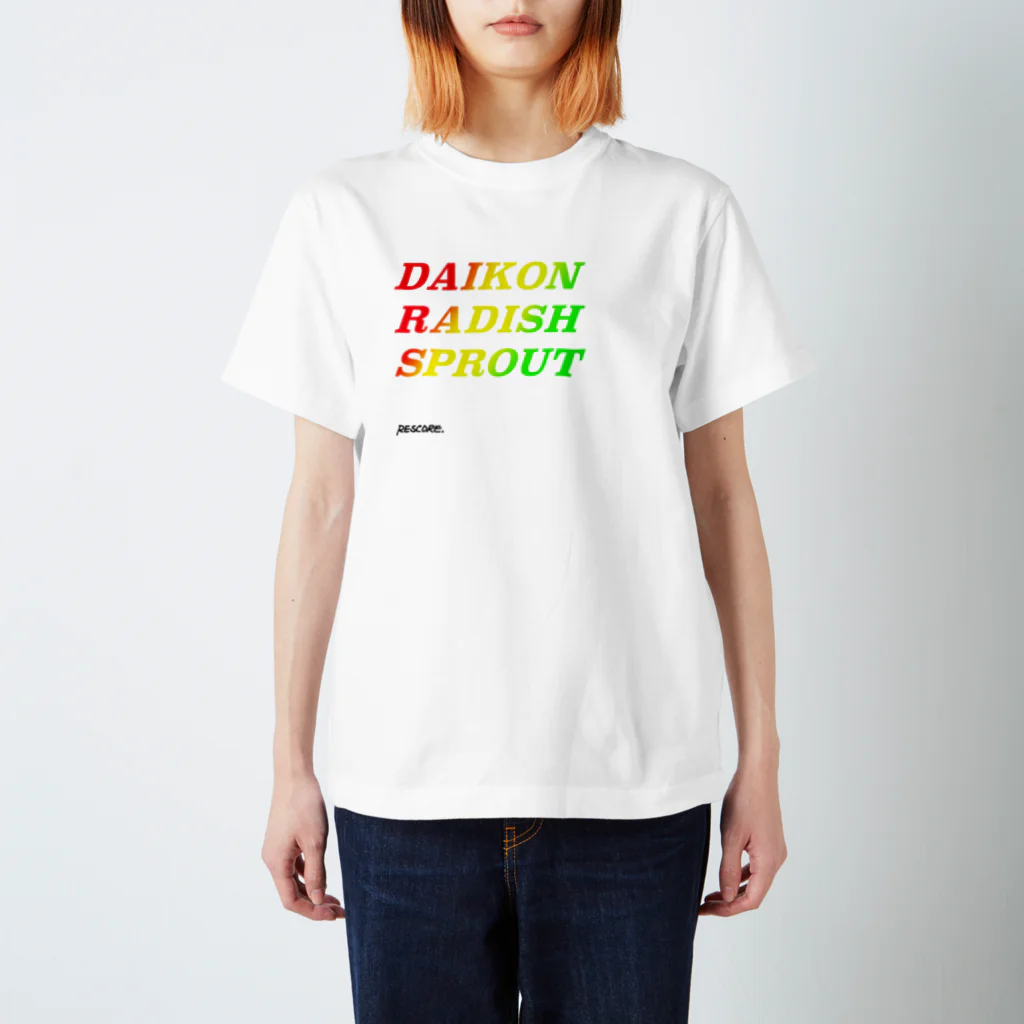 RESCOREの大根カブもやし スタンダードTシャツ