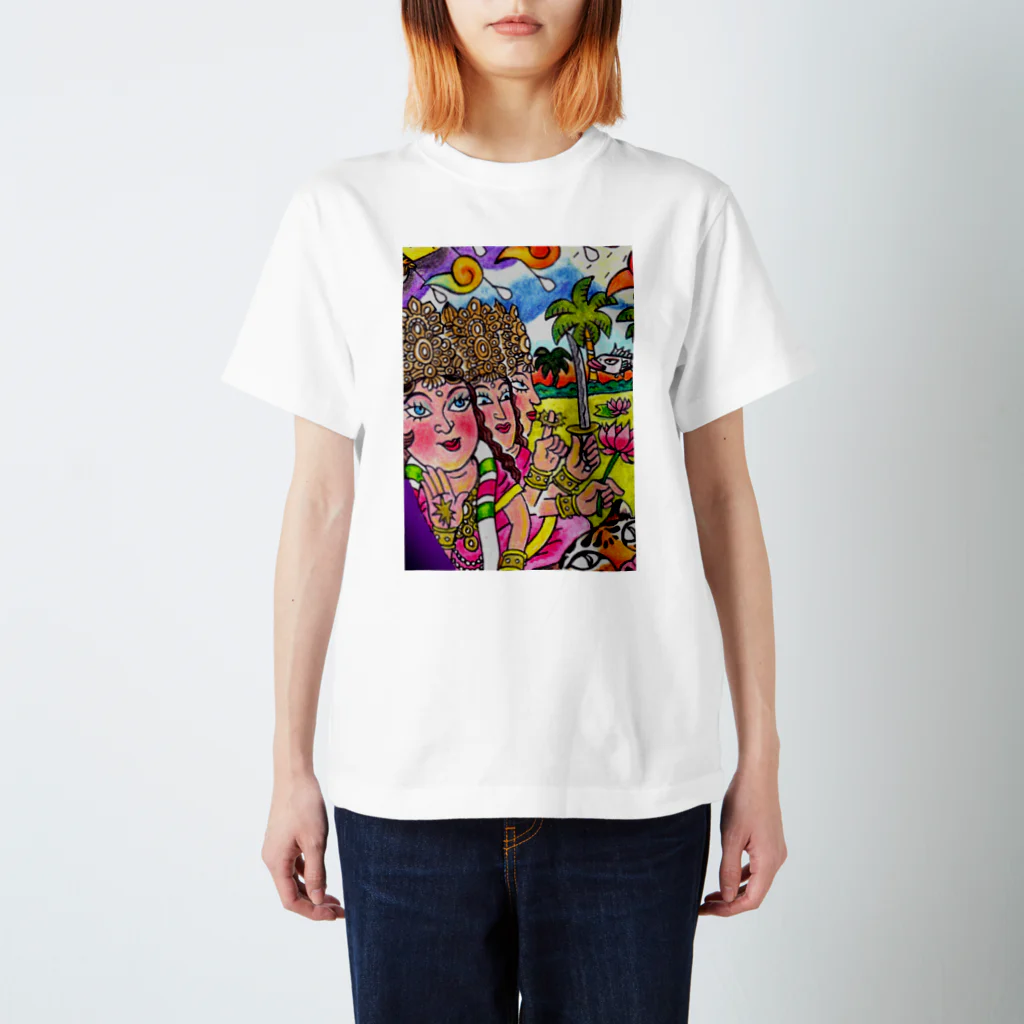 アサミカヨコの陰陽女神 티셔츠