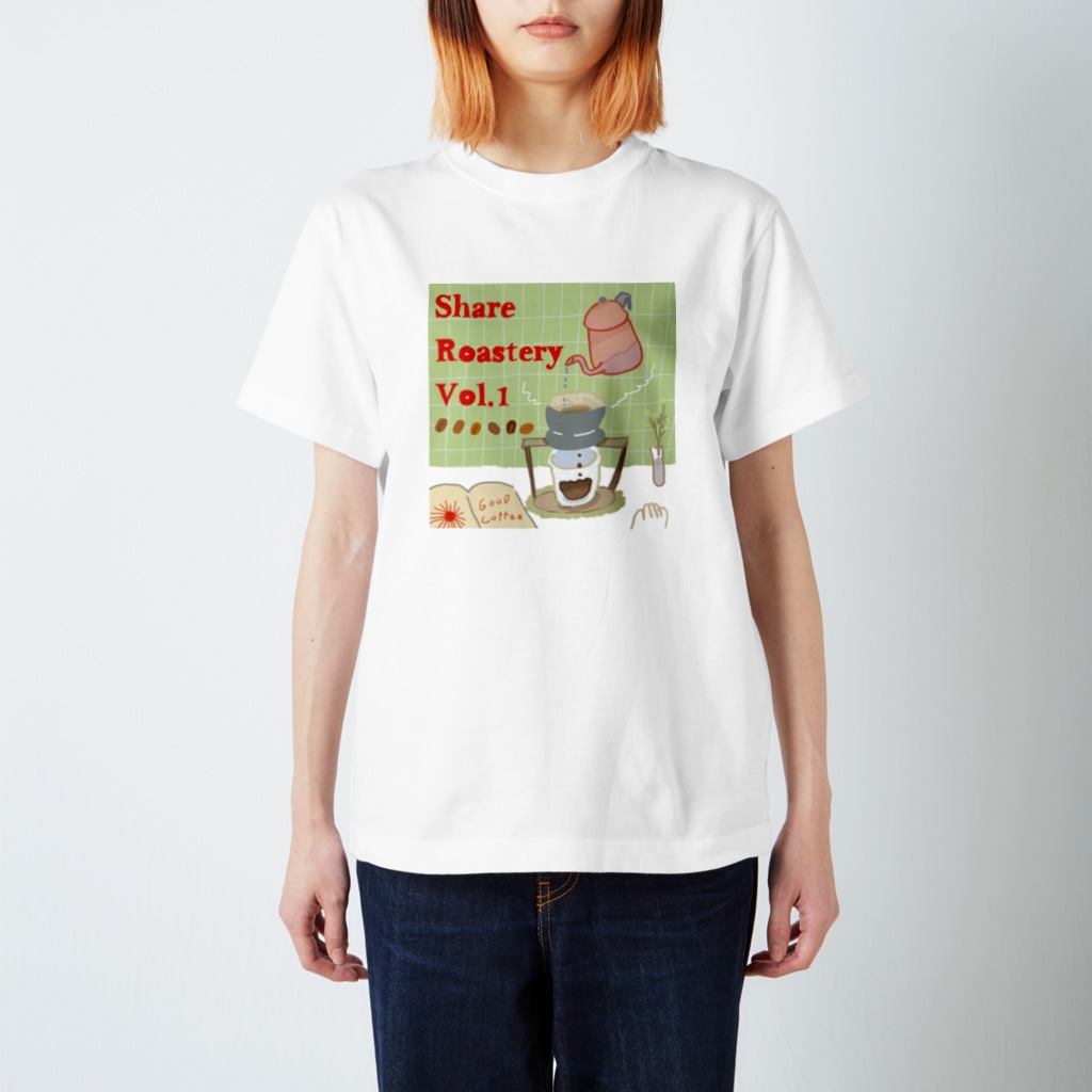 珈ノ鳥のコーヒーアイテムのお店のShare Roastery Vol.1 Tシャツ Regular Fit T-Shirt