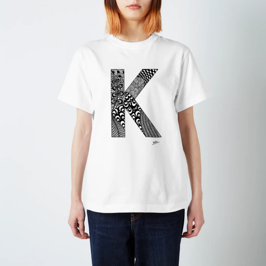 Graphic Design +αのゴシックのK スタンダードTシャツ