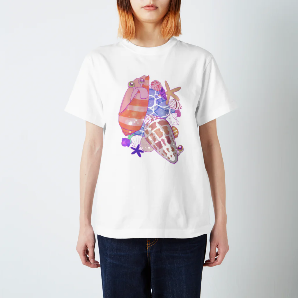 鳴虫山書房のマガキガイ☆ハッピーサマー Regular Fit T-Shirt