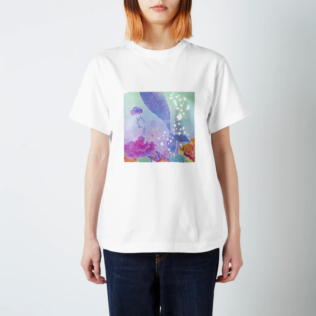 白虹のあわのまにまに/あおむらさき スタンダードTシャツ