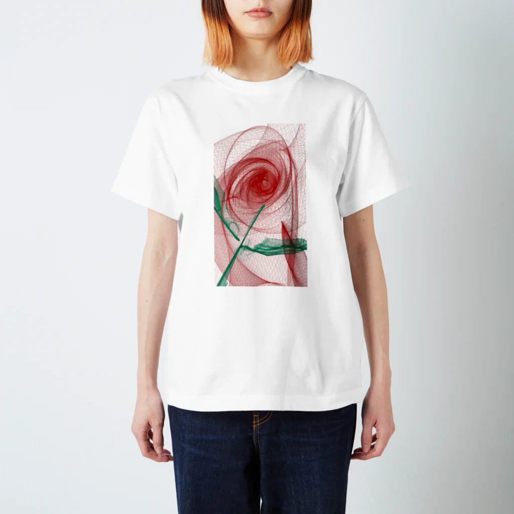 saboten__の薔薇 スタンダードTシャツ