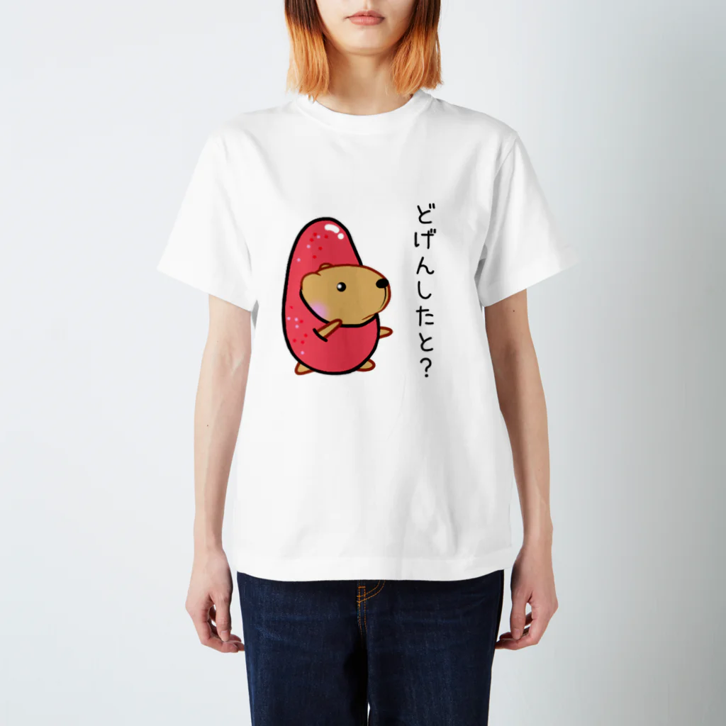 きゃぴばら倶楽部のきゃぴばらめんたいこ【どげんしたと？】 スタンダードTシャツ