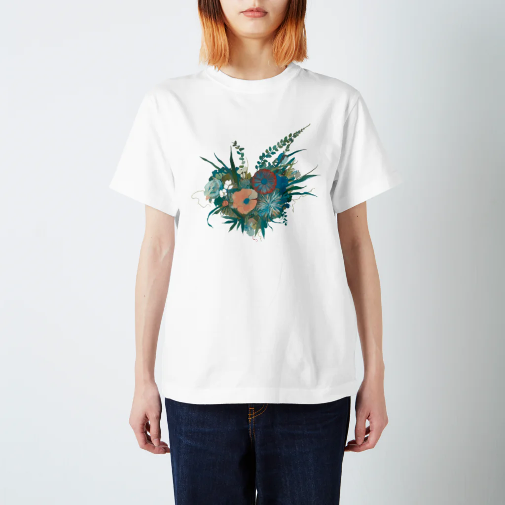 nakamura natsukiの花束 Regular Fit T-Shirt