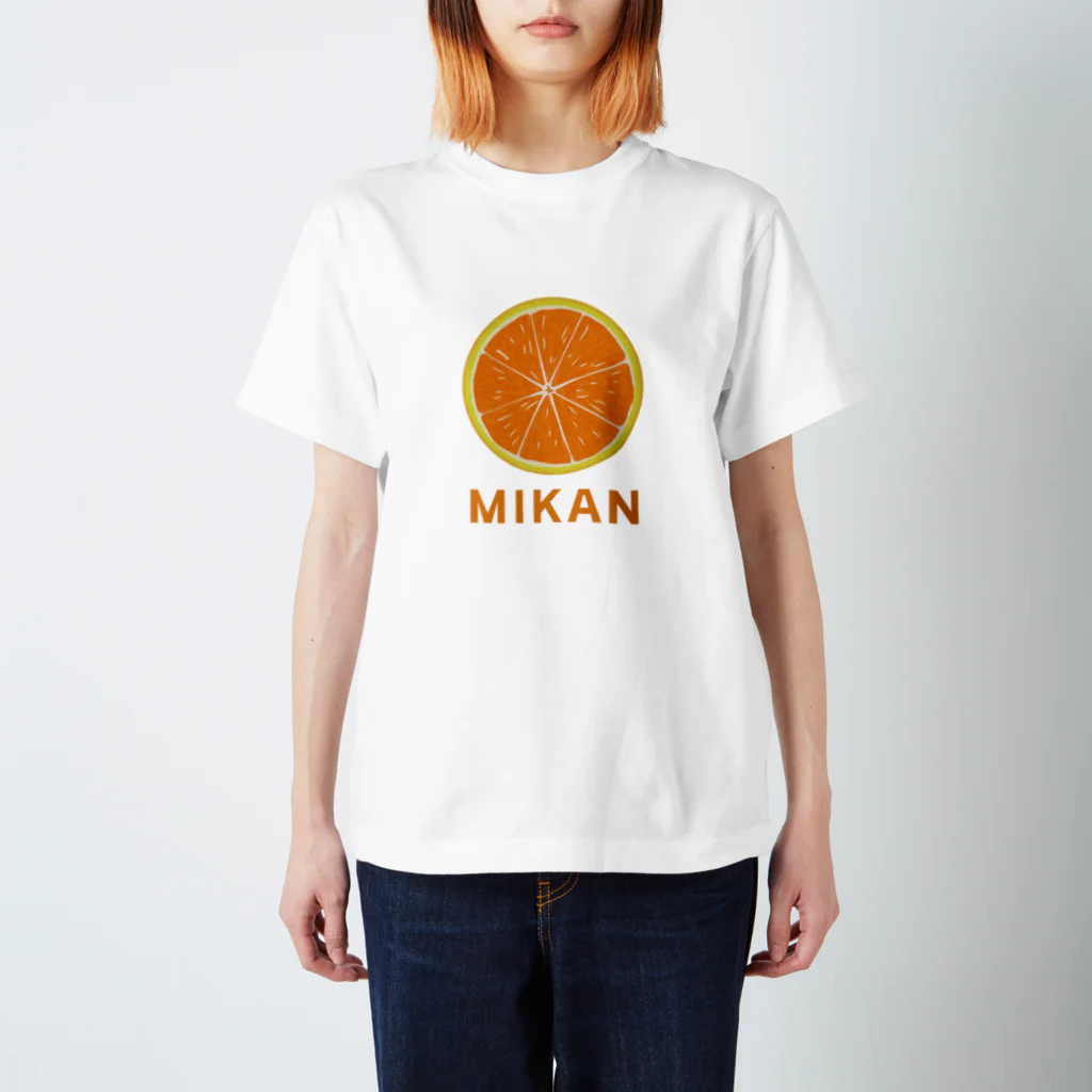 chicodeza by suzuriのオレンジフレッシュみかん Regular Fit T-Shirt