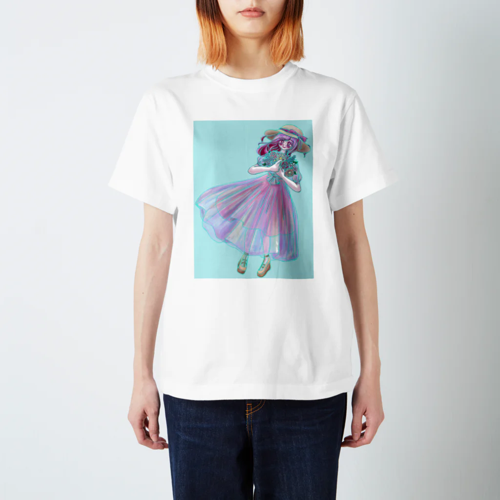 音戀 Neren.の花束 Regular Fit T-Shirt