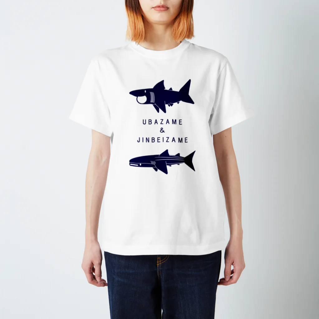 図鑑TのスズリのUBAZAME ＆ JINBEIZAME Regular Fit T-Shirt