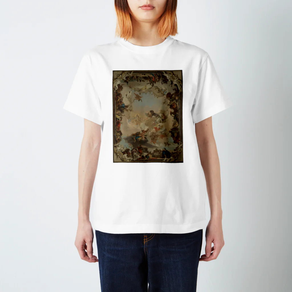 museumshop3の【世界の名画】ティエポロ『惑星と大陸の寓意画 』 スタンダードTシャツ