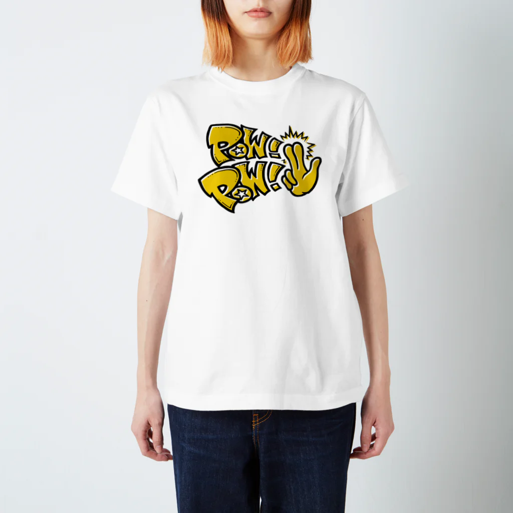 Art Studio TrinityのPOW!POW!【淡色ベース】 Regular Fit T-Shirt