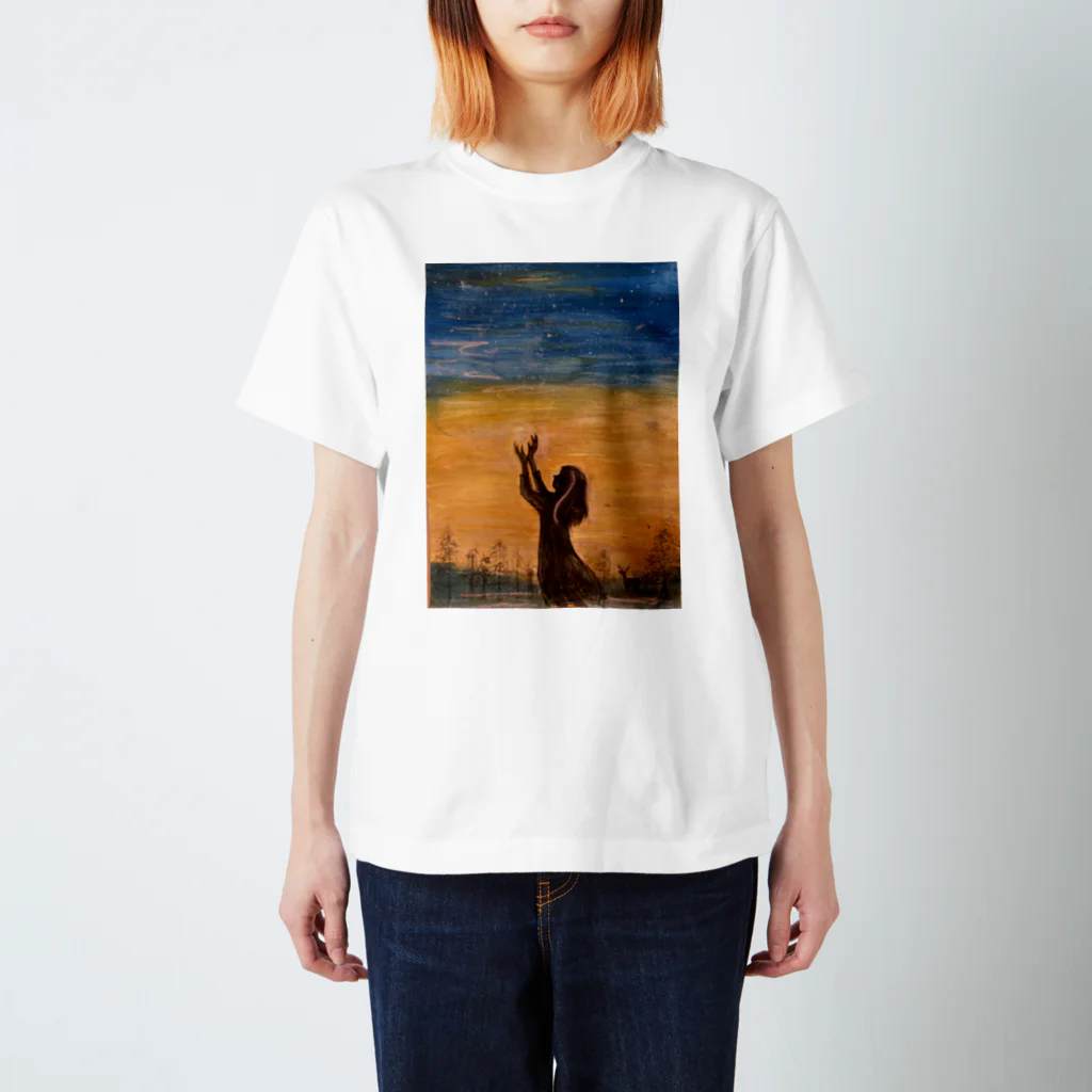 umitotsukino.Risaのunder the same sky 2/2 Regular Fit T-Shirt