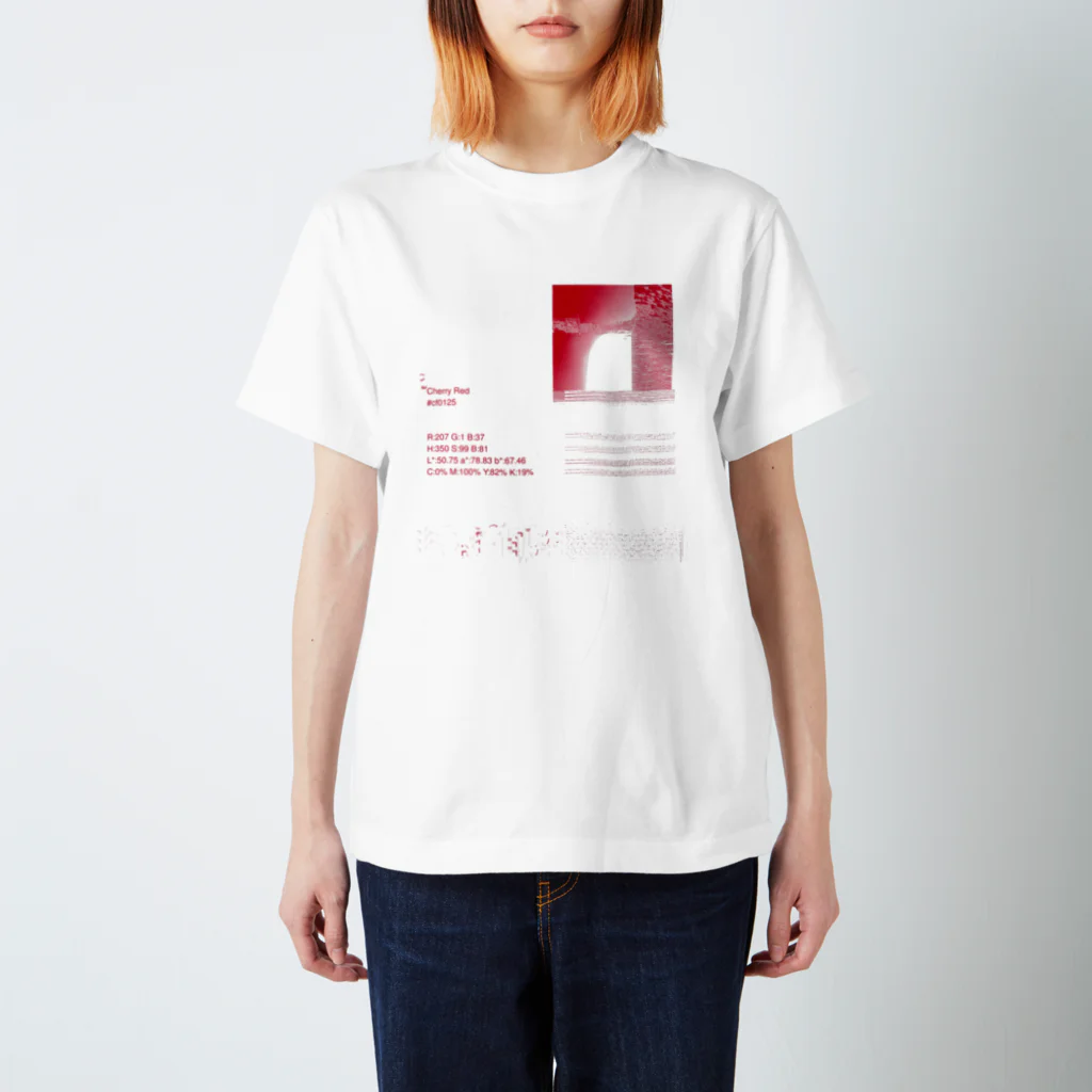 OKIO _ DOTのCHERRY GLITCH // EXHNOTE COLLECTION 001 スタンダードTシャツ